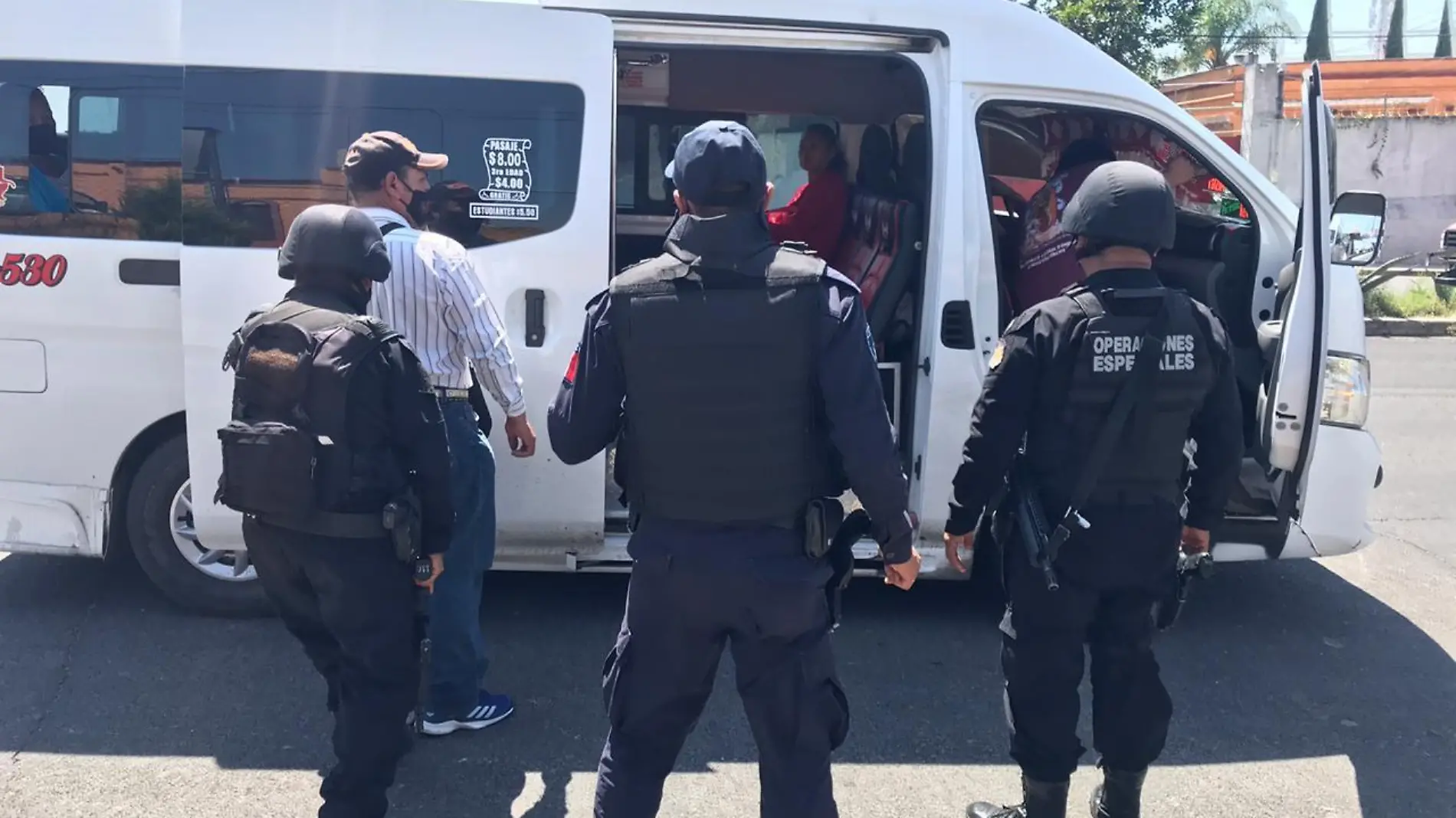 OPERATIVO TRANSPORTE POLICIACA